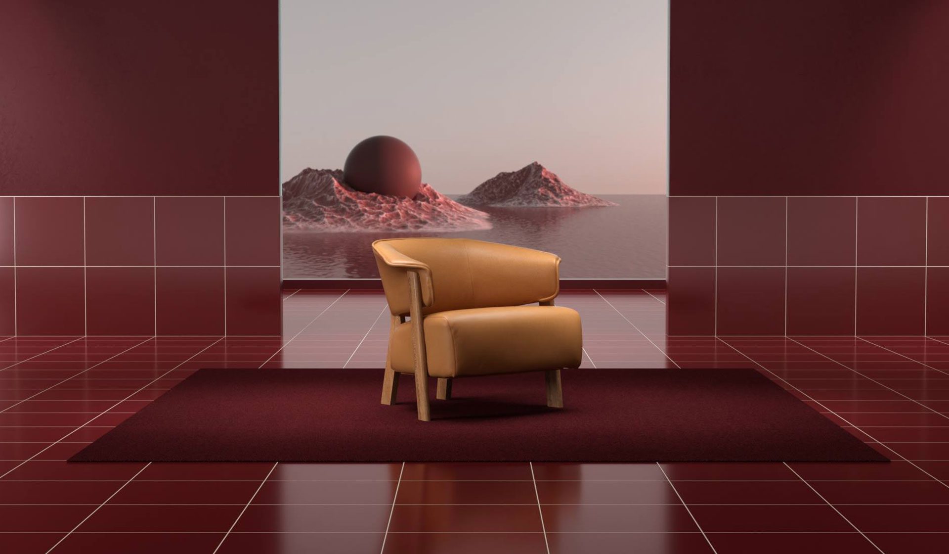 Cassina Backwing armchair designed by Patricia Urquiola
