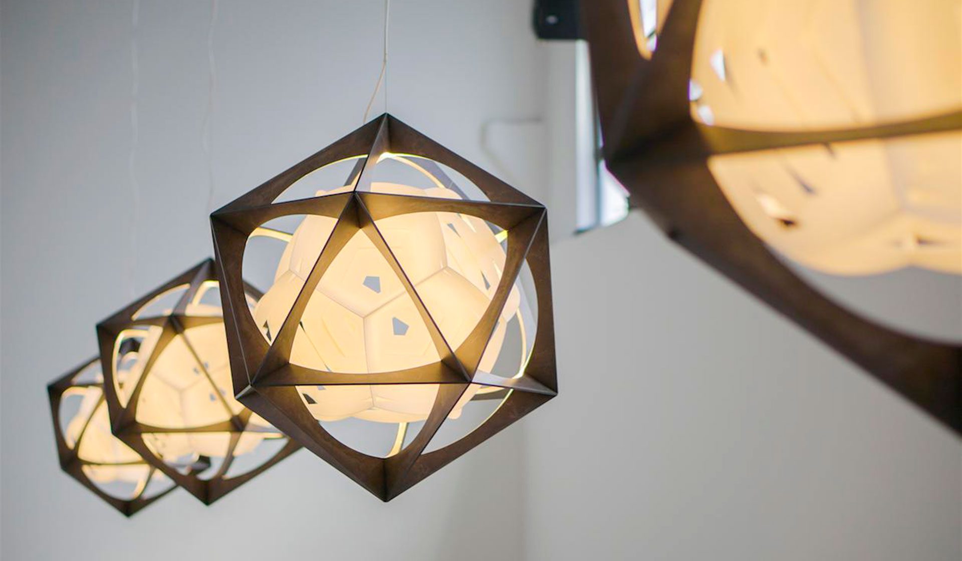 Louis Polsen OE Quasi light designed by Studio Olafur Eliasson